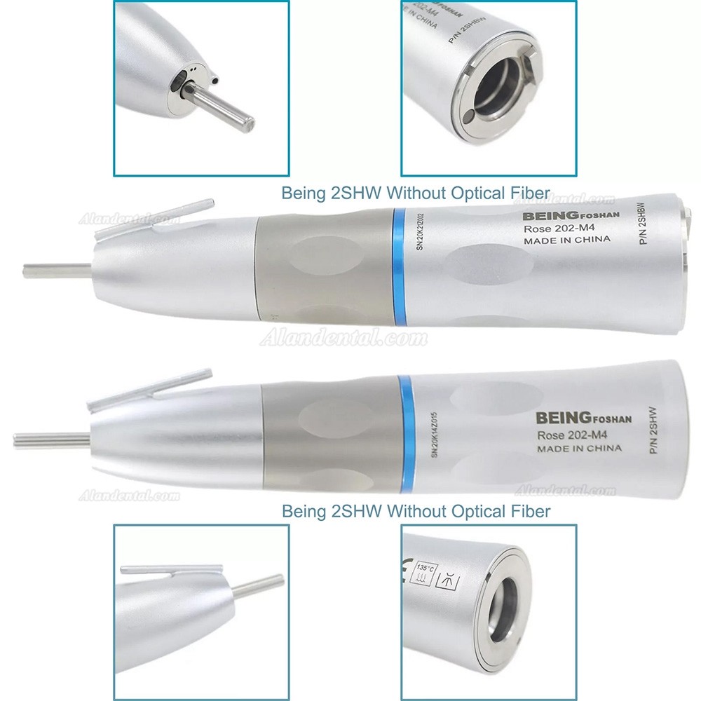 BEING 202SHBW (with Fiber Optic) Dental Straight Surgical Handpiece
